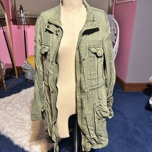 Olive Green Women's Utility Jacket